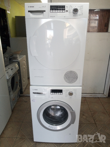 Комплект пералня и сушилня Бош Bosch Serie 4.   8 кг.   2 години гаранция!, снимка 9 - Перални - 45031749