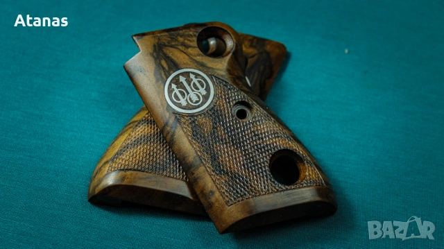Чирени за Берета/Beretta M70 - орехови - ръчноизработени, снимка 2 - Оборудване и аксесоари за оръжия - 54100539