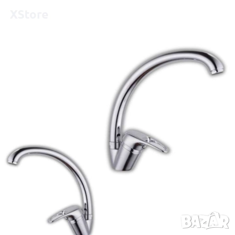 Смесител за вода, верт. с покр. от хром, снимка 2 - Смесители - 52588477