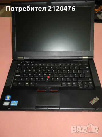  Лаптоп Lenovo Thinkpad T430,i5-3320M,8GB RAM,250GB SSD, снимка 2 - Лаптопи за дома - 46986078