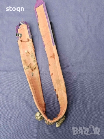 Стар османски колан със сребърни(сачанени) елементи, снимка 5 - Други ценни предмети - 52510456