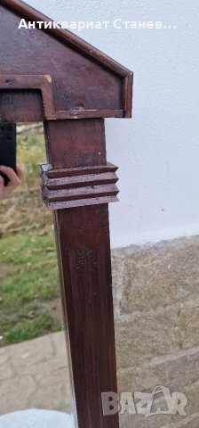 Антикварно дървено огледало , снимка 11 - Декорация за дома - 52842135