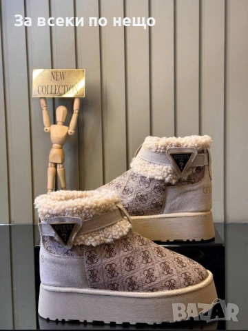 Guess Дамски Зимни Меки И Топли Боти Гес - Налични Различни Цветове Код E1173, снимка 10 - Дамски боти - 53226861