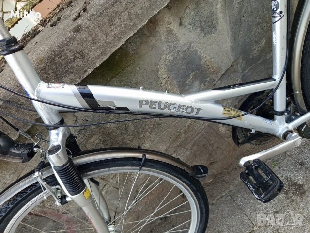 28 цола алуминиев велосипед Пежо с 21 скорости усилени капли амортисьори предни като нов , снимка 12 - Велосипеди - 53987447