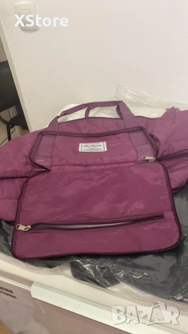 Чанта с уголемяващо се дъно с цип - 100% непромокаема материя. Различни цветове , снимка 18 - Чанти - 52585584