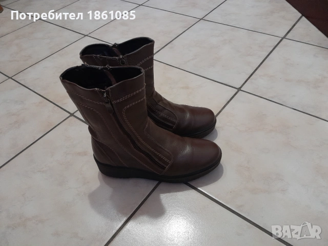 Български дамски боти от естествена кожа, снимка 8 - Дамски боти - 54008438