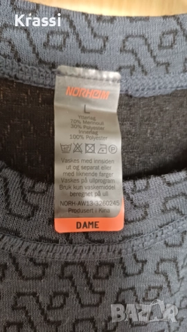 Блуза от мерино Norheim  L, снимка 3 - Блузи с дълъг ръкав и пуловери - 52345198
