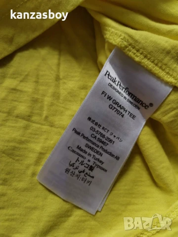 Peak Performance - страхотна дамска тениска М, снимка 6 - Тениски - 50716945