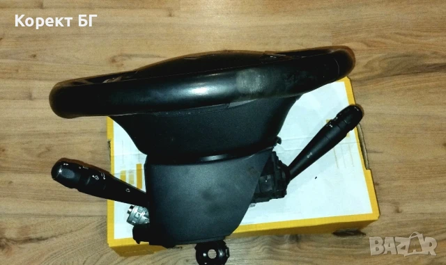 Мултифункционален волан с аербег airbag и лентов кабел + лост за мигачи/чистачки за Ситроен Ц4 C4, снимка 3 - Части - 51161804