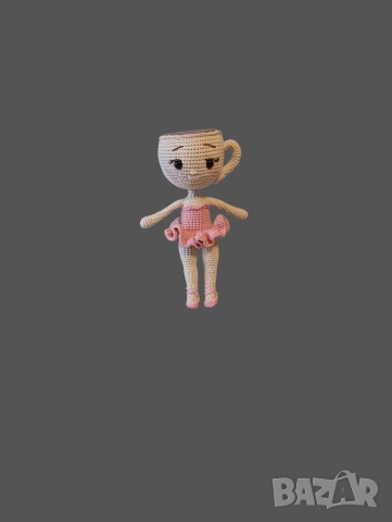 Балерина Капучина - плетена , снимка 3 - Плюшени играчки - 53412950