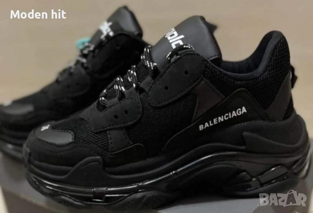 Balenciaga Triple S унисекс маратонки висок клас реплика, снимка 4 - Маратонки - 53614393