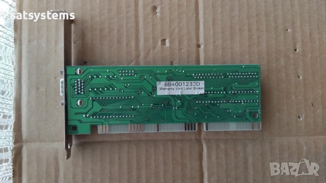 Видео карта TVGA Trident 9000i-1 JA-8237D/V3 16-bit 512KB ISA, снимка 10 - Видеокарти - 53404804