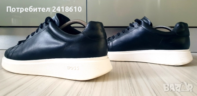 Hugo Boss Leather Mens Size 41/26см ОРИГИНАЛ! Мъжки спортно - елегантни обувки естествена кожа!, снимка 15 - Кецове - 52342982