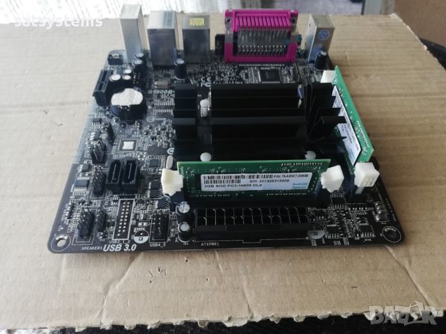 Дънна платка ASRock Q1900B-ITX Socket BGA1170 CPU+FAN+RAM, снимка 6 - Дънни платки - 45252315