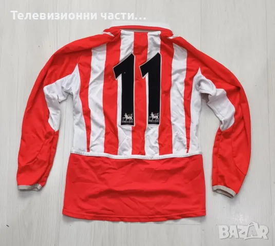 Детска оригинална футболна тениска фланелка Sunderland Съндърланд домакински екип сезони 2002/2004, снимка 2 - Детски тениски и потници - 49782146