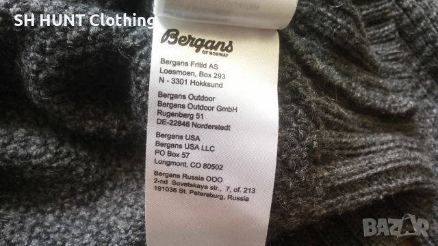 Bergans of NORWAY ULRIKEN Jumper 100% Merino Wool размер XL пуловер 100% Мерино вълна - 1689, снимка 13 - Екипировка - 52842268