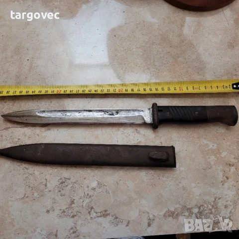 нож щик немски Маузер, снимка 3 - Антикварни и старинни предмети - 50566035