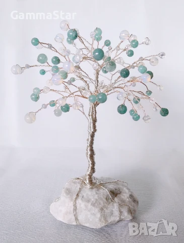 Дръвчета с полускъпоценни камъни с реалистична форма/ Идея за подарък , снимка 7 - Декорация за дома - 43446234