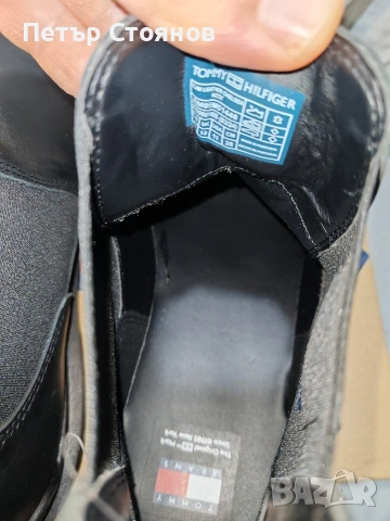 Удобни мъжки боти от естествена кожа TOMMY JEANS №44, снимка 8 - Мъжки боти - 53070823