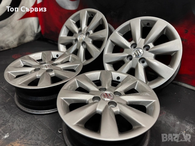 Оригинални алуминиеви джанти за Сузуки ( Suzuki ), 15 цола, 4х100, снимка 3 - Гуми и джанти - 53936493