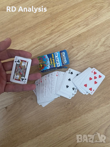 Мини тесте - карти за игра , снимка 1 - Карти за игра - 44954521