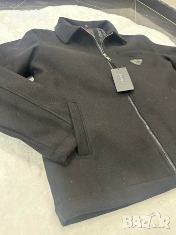 Prad🅰️ Черно Зимно Мъжко Яке 