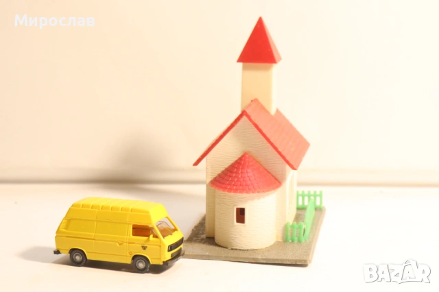 FALLER? KIBRI?VOLLMER? H0 1/87 СГРАДА ЦЪРКВА ВАГОН ВЛАК ЖП, снимка 5 - Колекции - 53743049