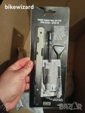 Инструмент за заключване на ангренажен ремък съвместим с Ford, Mazda, Volvo – 1.25-2.0L НОВО, снимка 2 - Други инструменти - 53158141