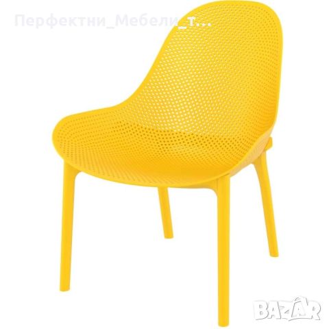 Устойчиви ергономични кресла-полипропилен с фибростъкло-налични на склад,различни цветове, снимка 3 - Градински мебели, декорация  - 45450670