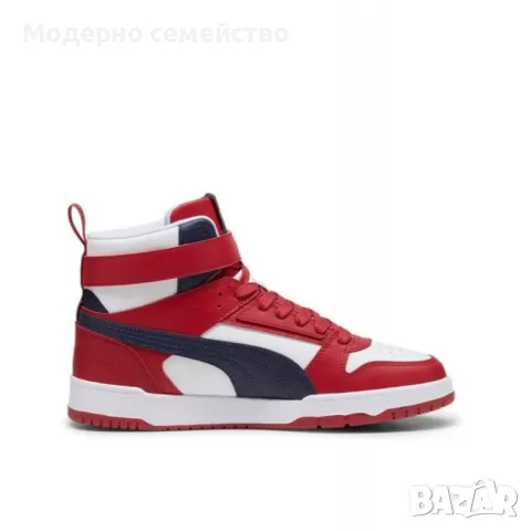 Мъжки маратонки PUMA Rebound Game Shoes White/Red, снимка 1 - Маратонки - 47601231