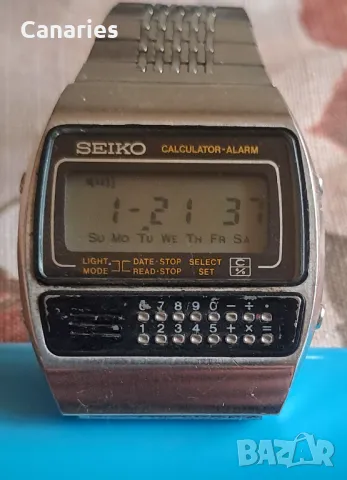 Стар часовник Seiko calculator , снимка 1 - Мъжки - 48111701