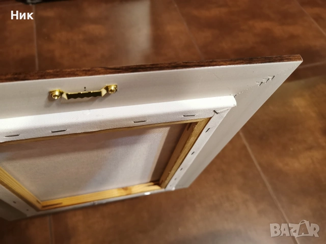 Картина върху платно с маслени бои " Божур " цветя, латинка, хризантема, слънчеви лъчи, живопис , снимка 5 - Картини - 49067456