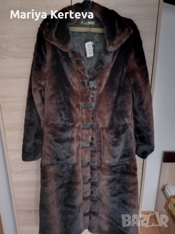 Ново палто еко косъм, снимка 2 - Палта, манта - 52130195