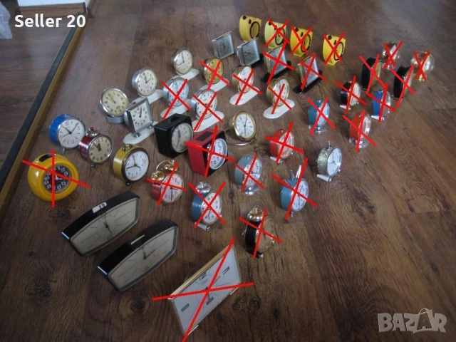 Старинен будилник СЛАВА квадрат - работещ - антика от времето на СССР, снимка 4 - Други ценни предмети - 51953656