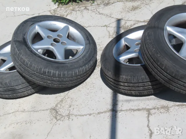 Алуминиеви джанти с гуми 4 броя- цената е за всичко