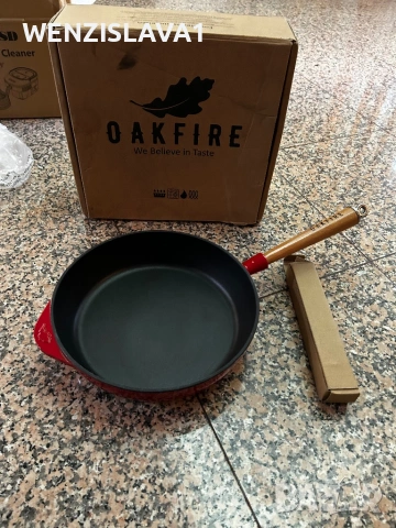 Чугинен тиган, снимка 2 - Съдове за готвене - 54003764