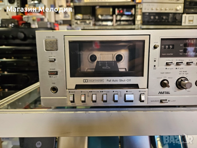Винтидж ресийвър Panasonic SG-60 + касетен дек в едно. Hi-Fi Cassette Deck Receiver, снимка 3 - Ресийвъри, усилватели, смесителни пултове - 52387478