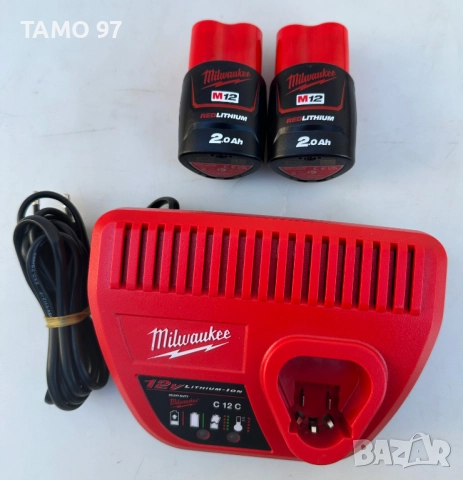 Milwaukee M12 PCSS - Акумулаторен тръборез 2x12V 2.0Ah неразличим от нов!, снимка 7 - Други инструменти - 52940321