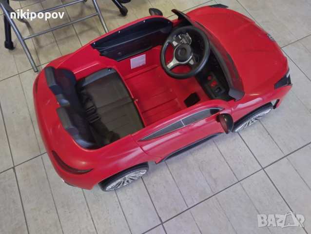 PORSCH Акумулаторна кола DAKOTA червена, снимка 2 - Коли, камиони, мотори, писти - 53849177