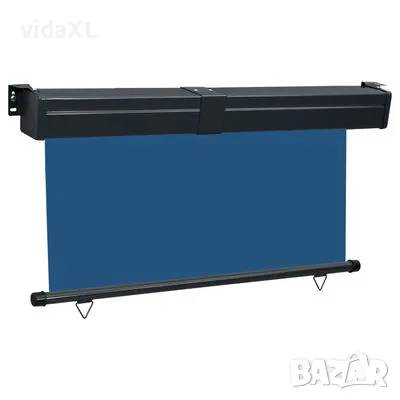 vidaXL Вертикална тента за балкон, 145x250 см, синя(SKU:48426), снимка 3 - Градински мебели, декорация  - 49562270