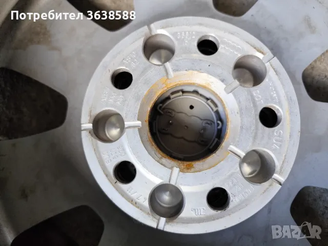 Алуминиеви джанти 16 5х112 с отвор 66.5за Ауди с зимни гуми 215 65 16, снимка 4 - Гуми и джанти - 49842965