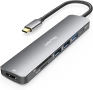 Мултифункционален USB-C Адаптер 3-в-1 UANTIN – 4K HDMI, USB 3.0 и 100W PD Зареждане, снимка 1
