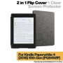 Калъф + протектор за Kindle Paperwhite 2018 (10th Gen) - Сив, снимка 1