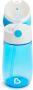 Munchkin® Flip & Go™ Бутилка за вода за малки деца 18+ месеца със сламка 2oz без разливане, синьо, снимка 3