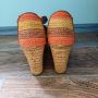 Испански сандали от естествена кожа на танкетка/платформа, 37р, снимка 3