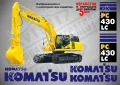 KOMATSU PC 430 LC стикери надписи, снимка 1