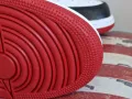 Nike Air Jordan 1 Mid "White Heel" Red Black, 41 номер, НОВИ, снимка 8