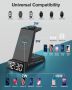 ANJANK 4в1 Безжична зарядна станция с будилник,iPhone 15-11/Pro/Max/Samsung/AirPods Pro/3/2, снимка 6