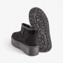 Дамски боти тип UGG на платформа в черно BD2908-1 black, снимка 5