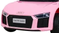 Audi R8 12V – Детска акумулаторна кола, Розова, EVA гуми, снимка 5